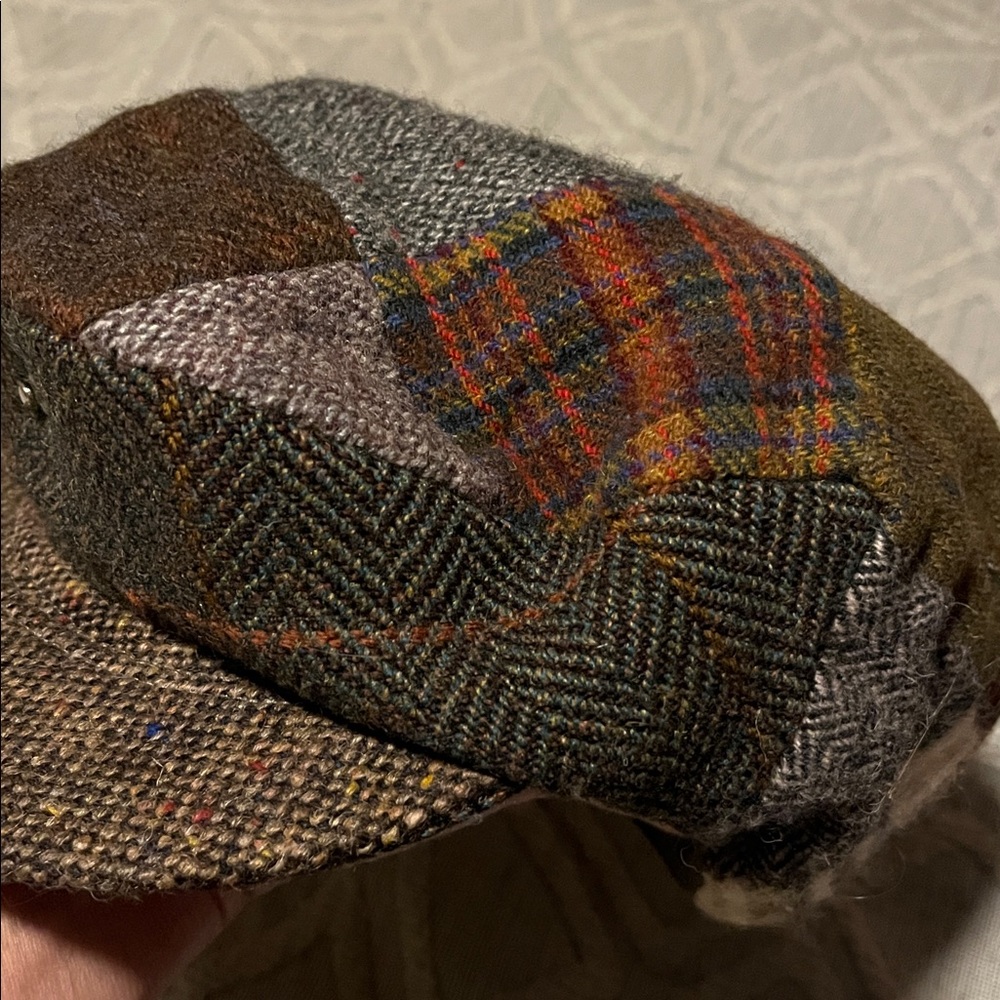 Patchwork Flat Cap From Ireland, , Small Size Wom… - image 5